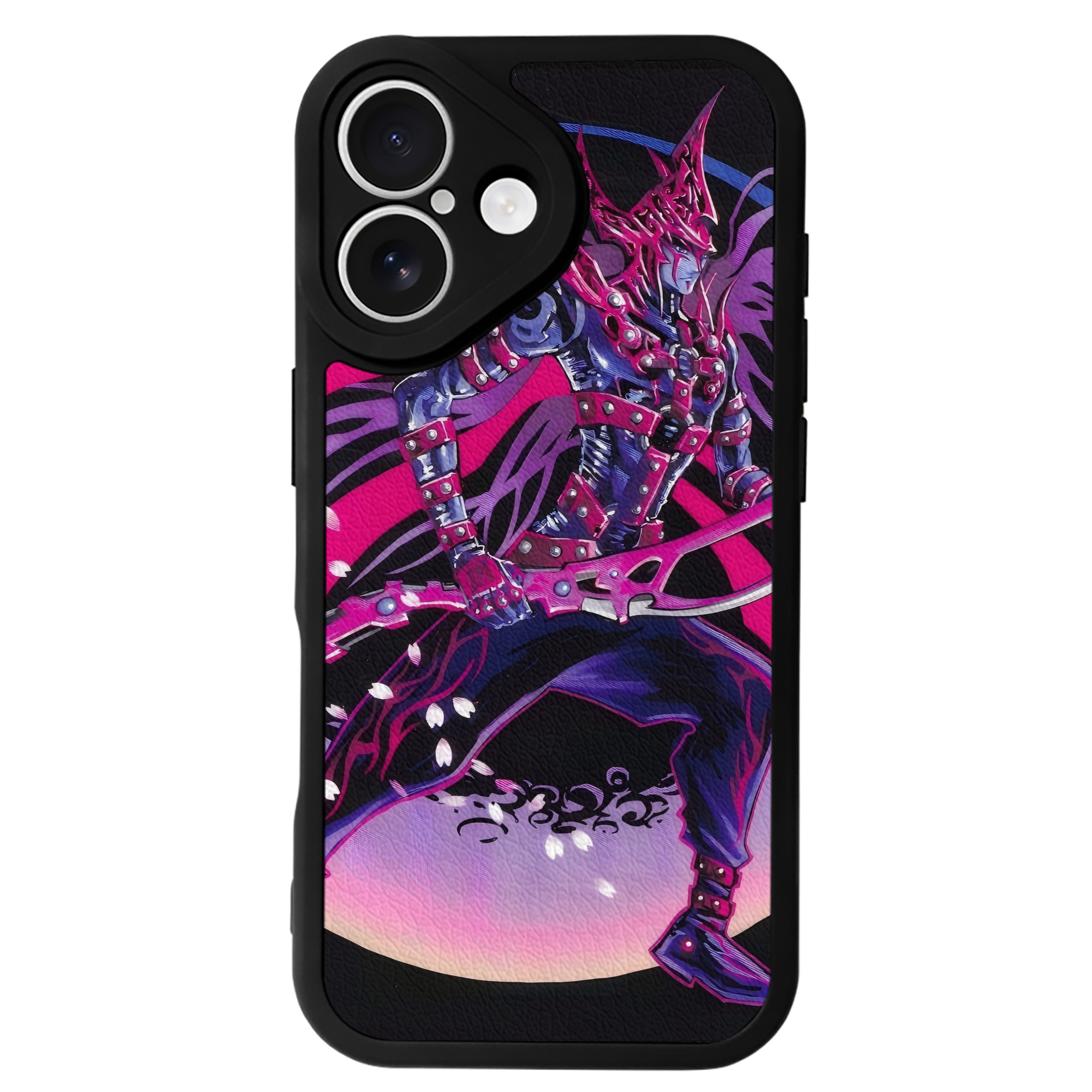 （画像用） 遊☆戯☆王 Yu-Gi-Oh! 【iPhone 16シリーズ対応】シリコンスマホケース（レザー調） 材質：シリコン